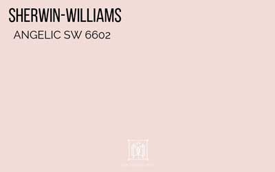 sherwin williams angelic pink paint