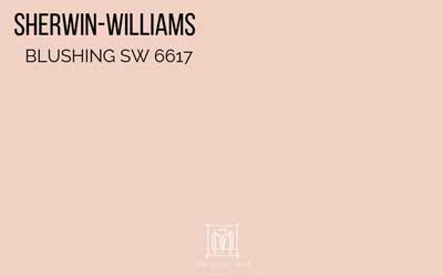 sherwin-williams blushing