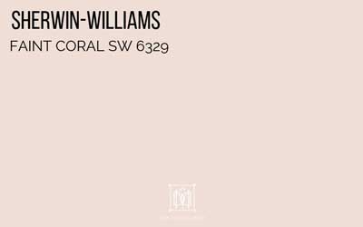 sherwin williams faint coral