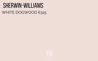 sherwin-williams white dogwood paint chip