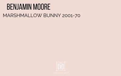 benjamin moore marshmallow bunny