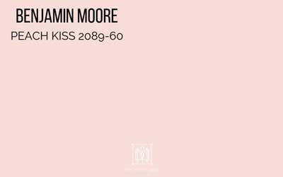 benjamin moore peach kiss