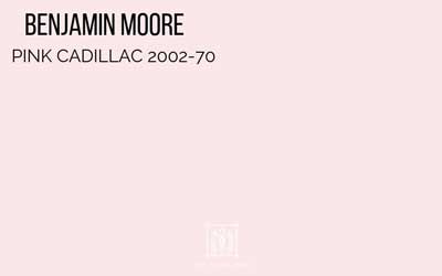 benjamin moore pink cadillac