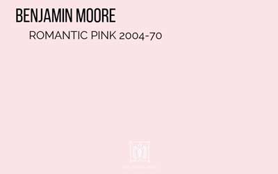 benjamin moore romantic pink