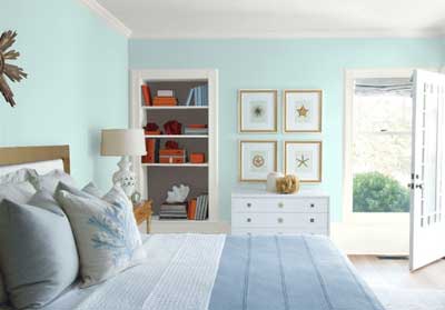 10 Lovely Light Blue Paint Colors for a Bedroom