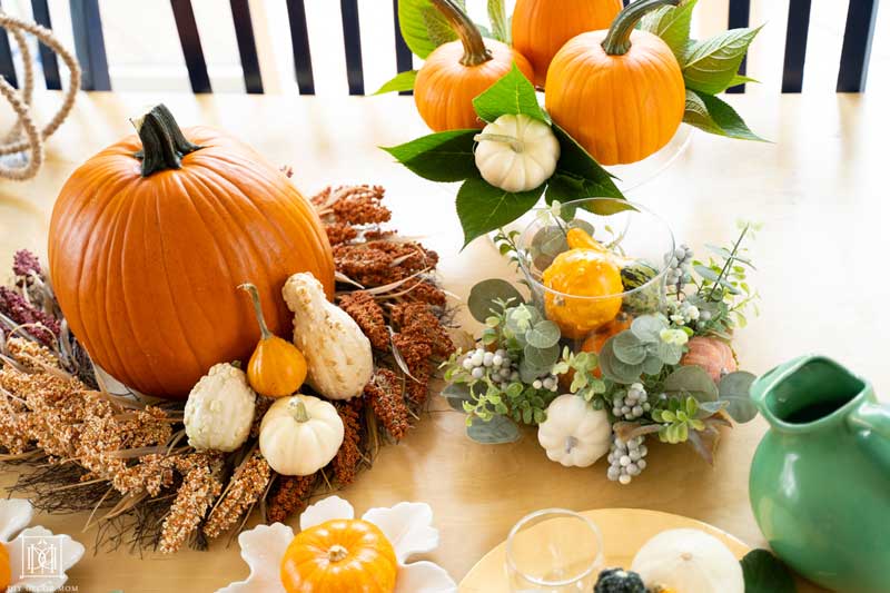 how to decorate your table for fall