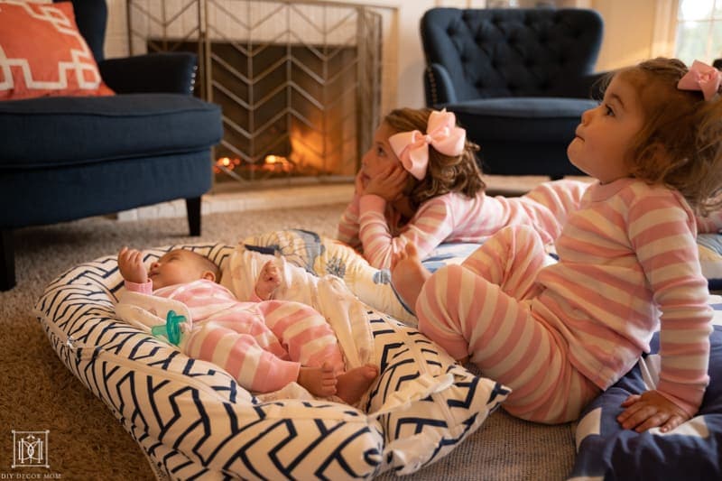 ways to make your house cozier--light a fire and watch a movie