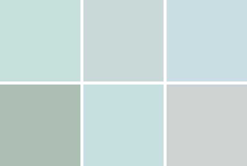 Light blue tints 5 colors - ColorsWall