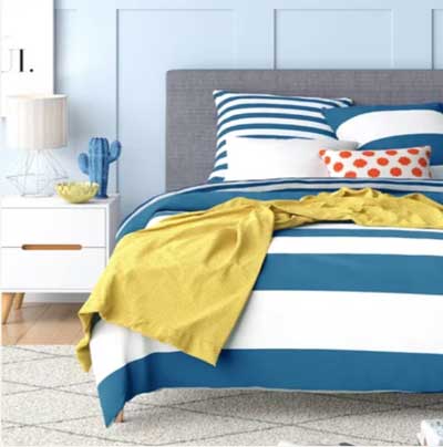 light blue bedroom paint color