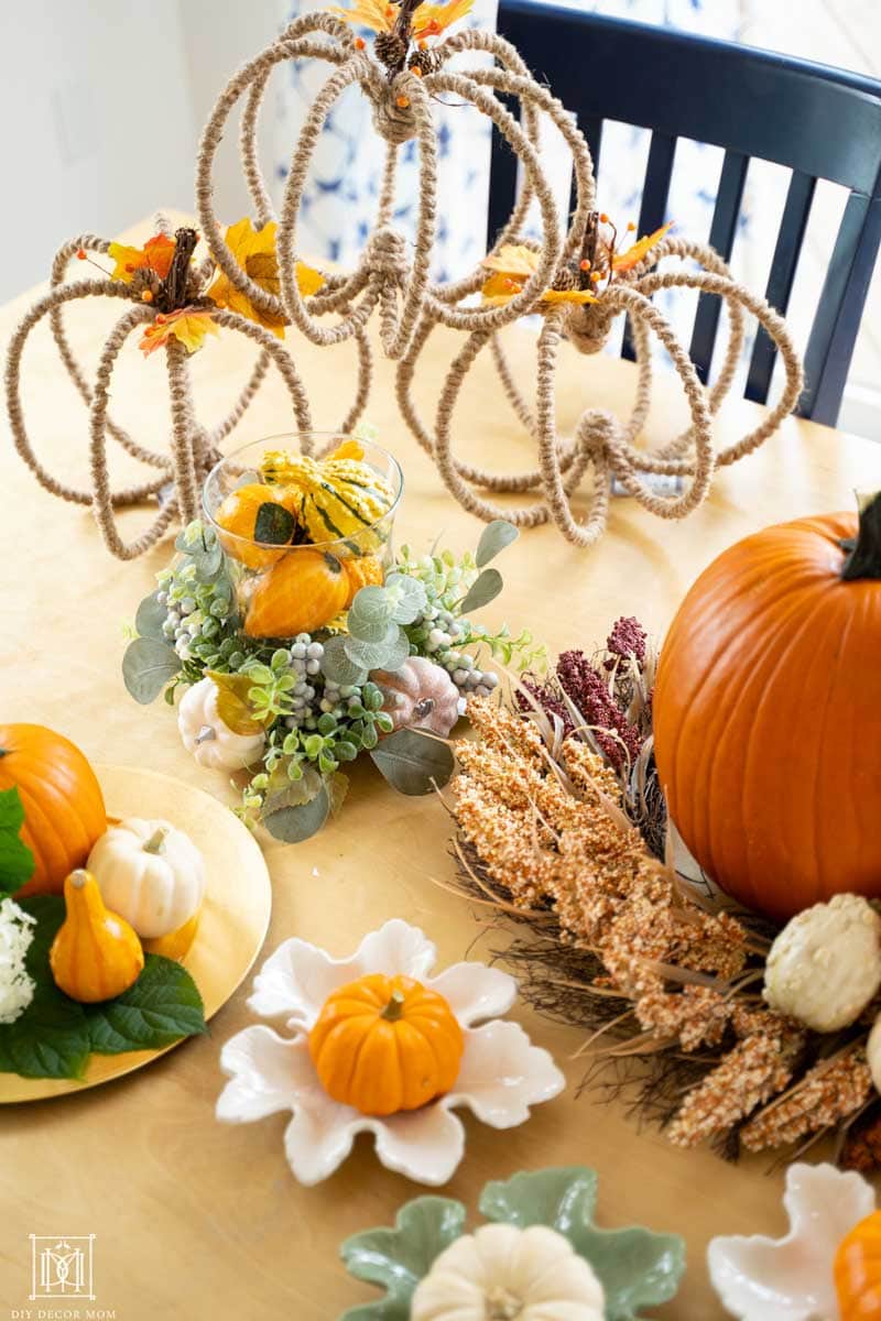 vertical fall tablescape