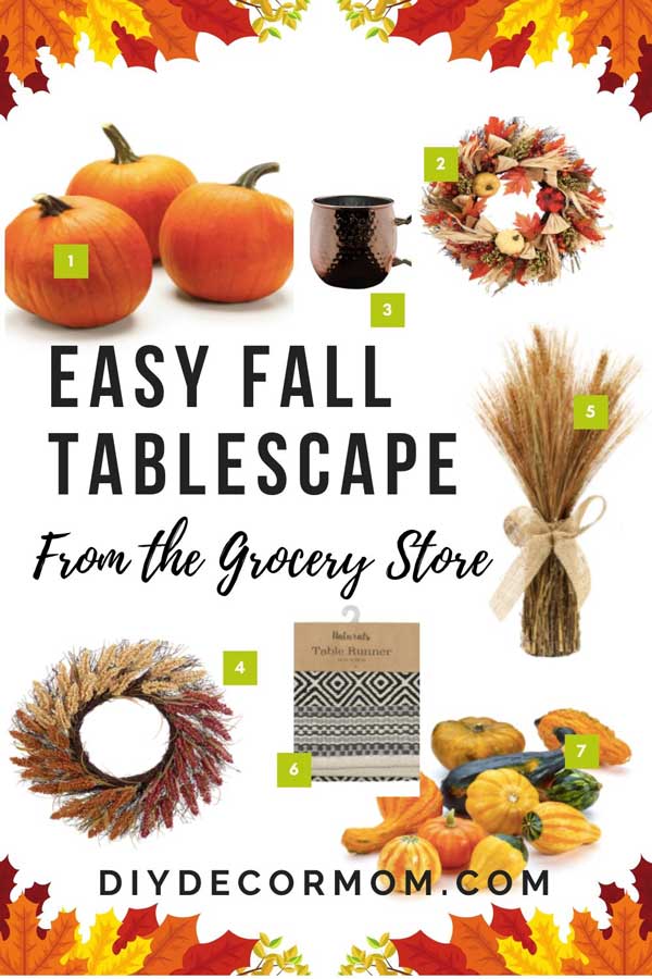 easy fall tablescape from meijer