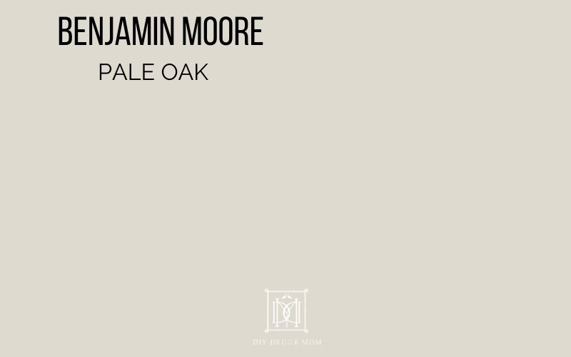 Benjamin Moore pale oak