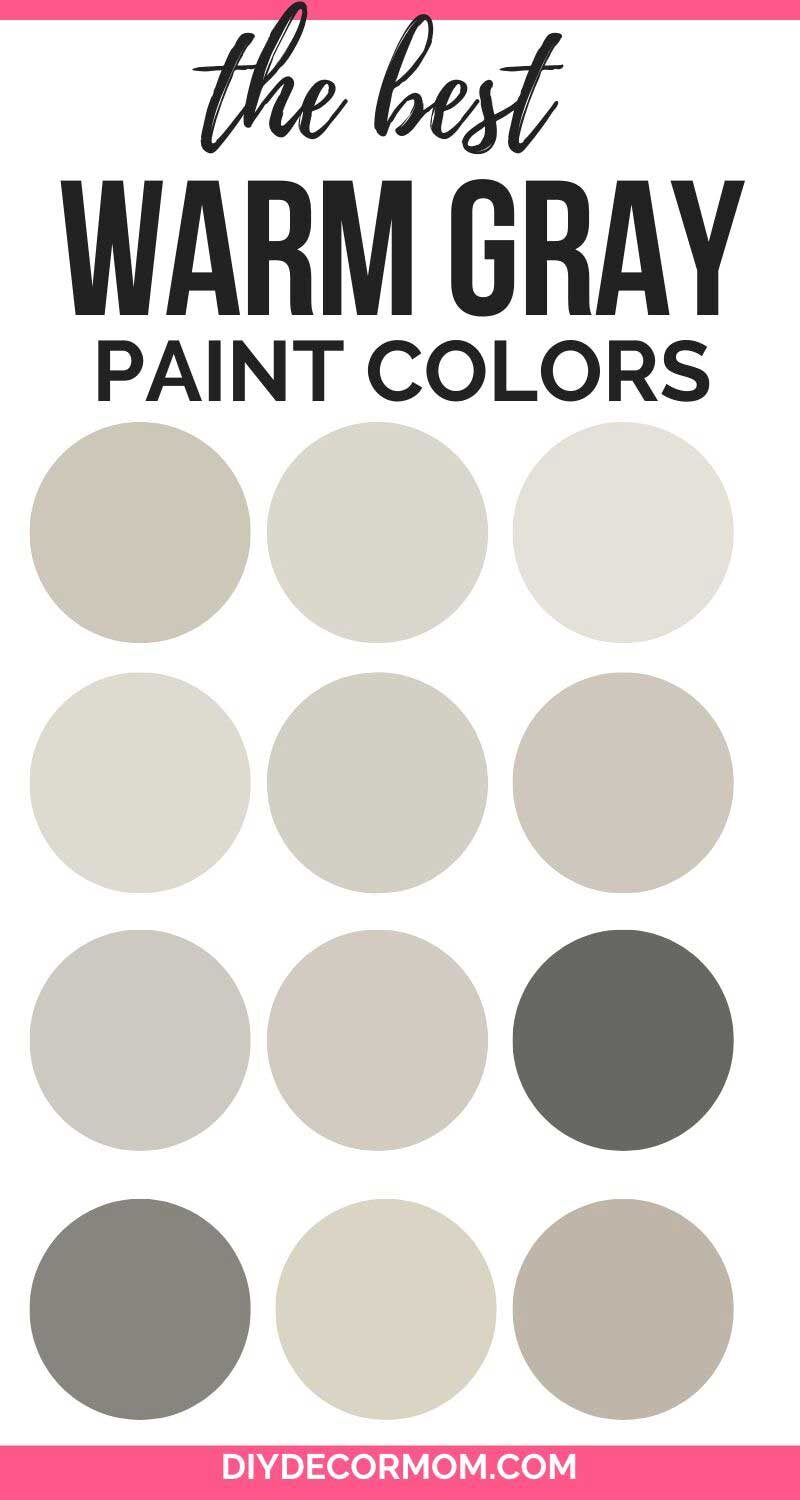 best warm gray shades from benjamin moore and sherwin williams