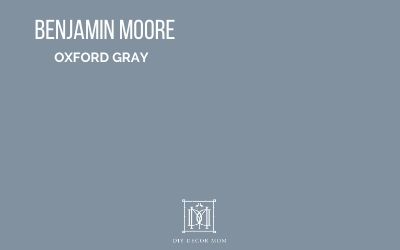 benjamin moore oxford gray