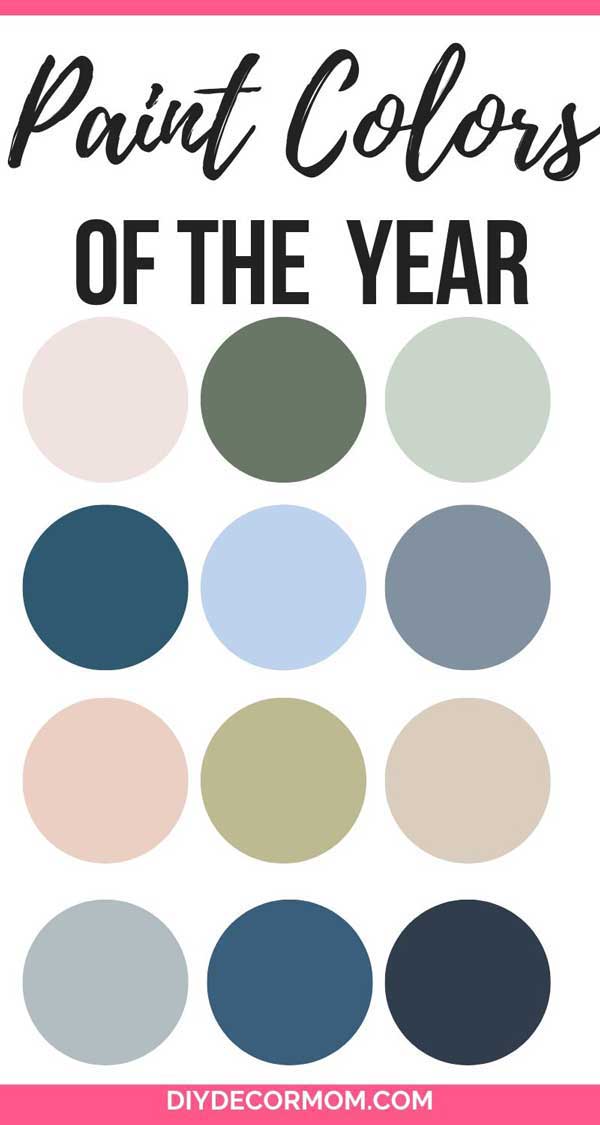 paint colors of the year 2020