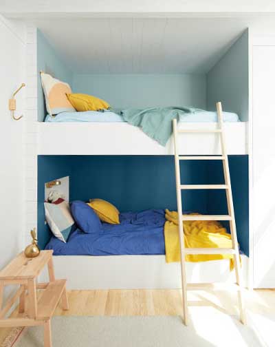 benjamin moore blue danube bunk beds