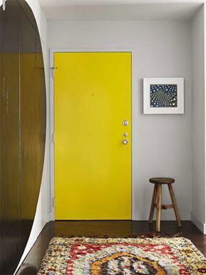BM Bright Yellow front door
