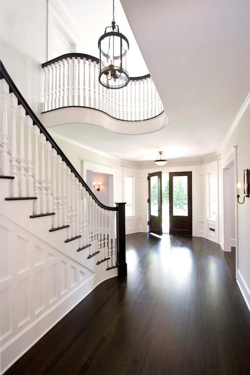 benjamin moore atrium white foyer