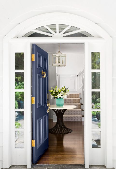 BM Stunning navy blue front door