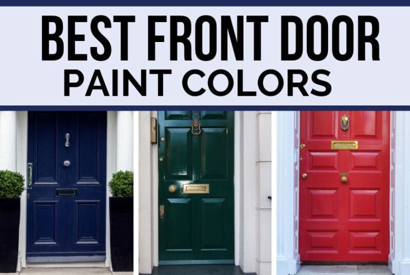 Most Popular Front Door Colors of the Year