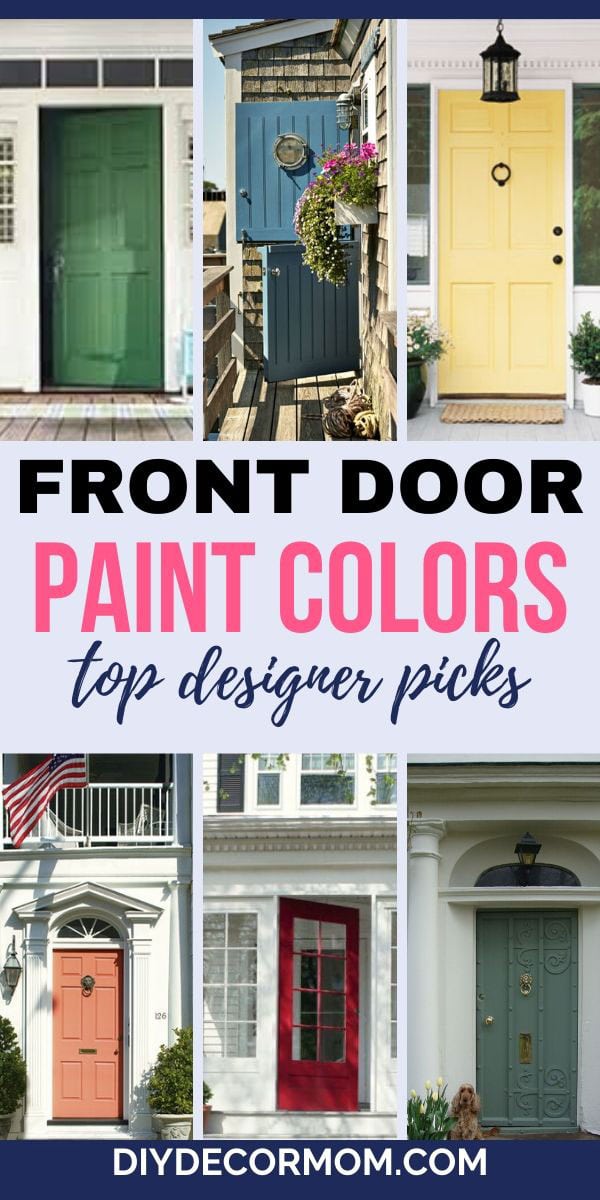 what are the best front door paint colors