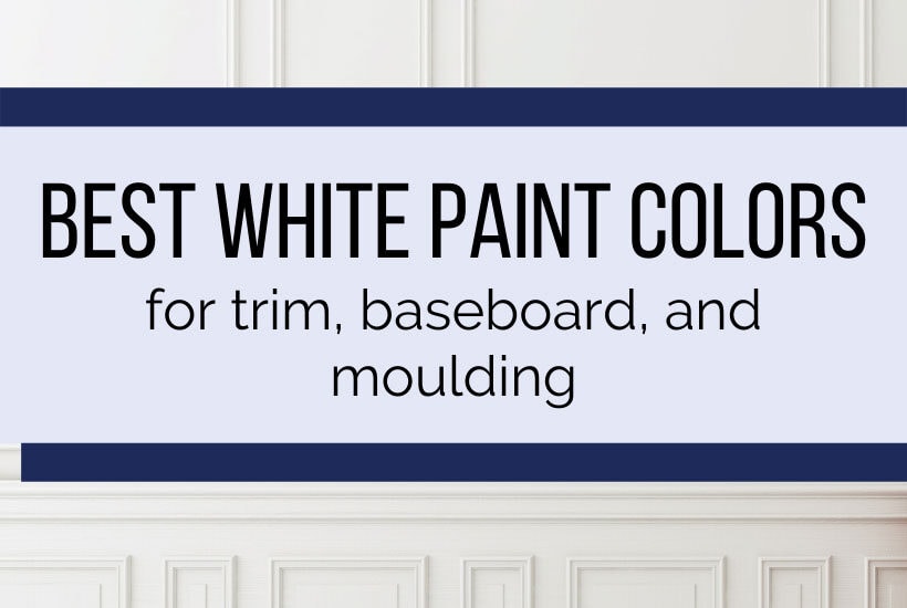 best white paint colors for trim and base