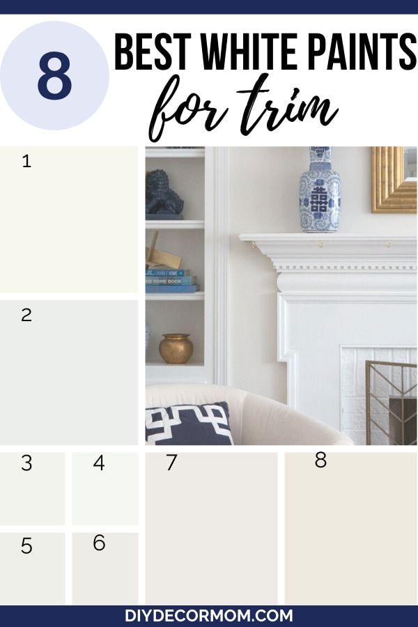 best white shades of paint for trim