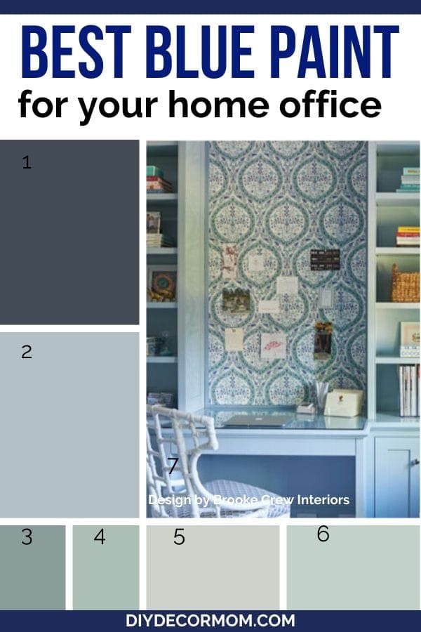 Best Home Office Paint Colors 2023 DIY Decor Mom