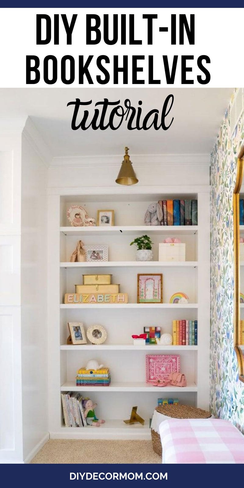 building DIY built-in bookcase