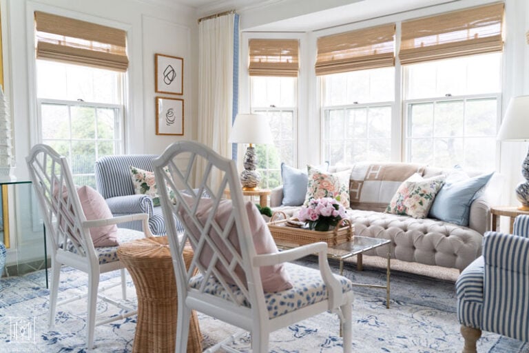 Living Room Reveal: DIY Grandmillennial Living Room - DIY Decor Mom