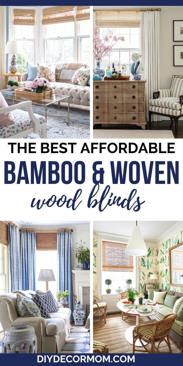 woven wood and bamboo blinds--how to choose affordable ones