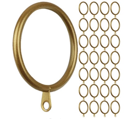 brass curtain rings