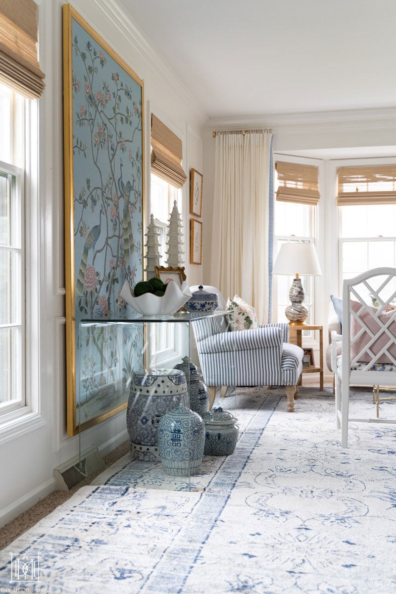 how to frame a chinoiserie print