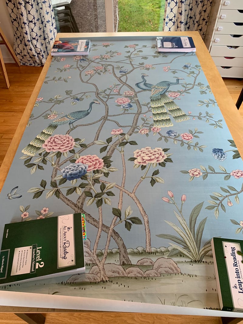 how to frame a chinoiserie panel budget-friendly