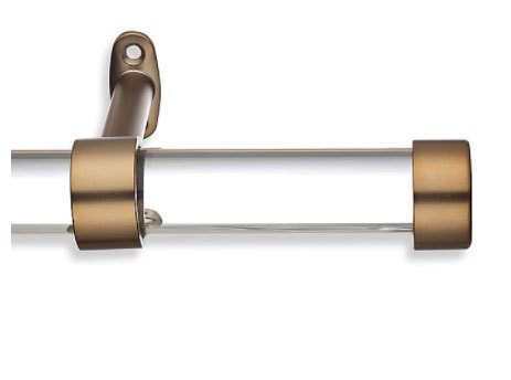 umbra inexpensive lucite curtain rod