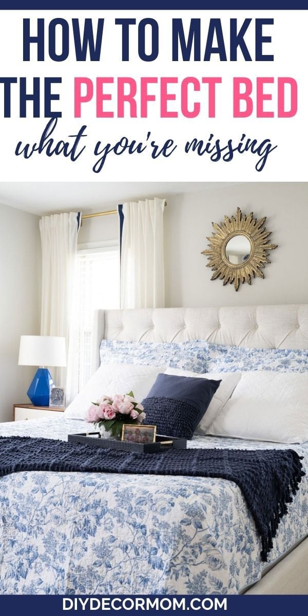 How to make a perfectly styled bed